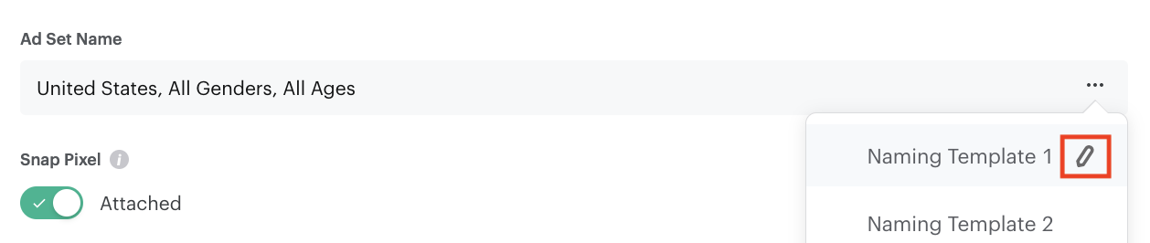 Create Custom Naming Templates