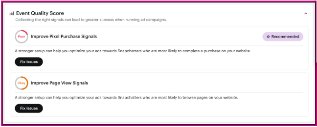 How to Access and View Your Event Quality Score