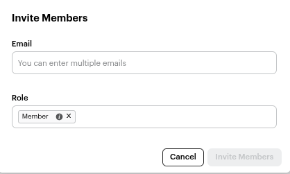 Invite a Member to an Organization